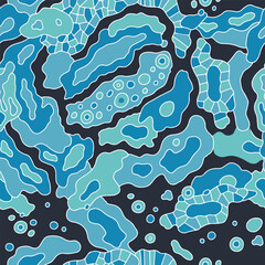 Space abstract vector pattern. Can be printed on any material: package, merch, fabric, home. space pattern.