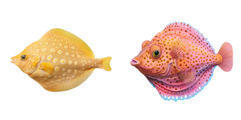 Psetta maxima against transparent background