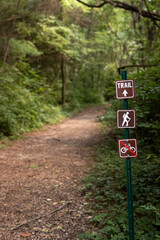 bicycle trail sign