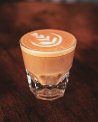 Cortado Coffee in Glass