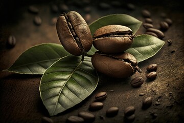 Rich and Aromatic Coffee Beans: A Perfect Start to Your Day - obrazy, fototapety, plakaty