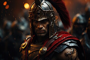 Epic Warriors of Sparta: Unveiling the Valor and Tactics of Legendary Spartan Fighters - obrazy, fototapety, plakaty