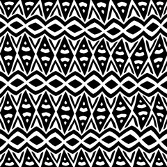 White background with black pattern.Repeat Pattern for fashion, textile design,  on wall paper, wrapping paper, fabrics and home decor. Seamless pattern in grunge style.