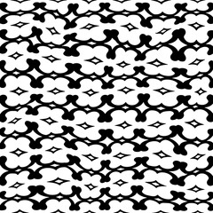 White background with black pattern.Repeat Pattern for fashion, textile design,  on wall paper, wrapping paper, fabrics and home decor. Seamless pattern in grunge style.