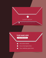 Geometric simple business card