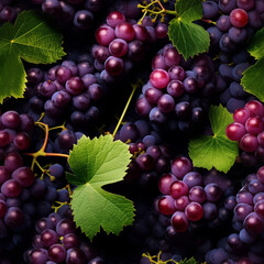 A functional high-definition pattern capturing a picture of a fresh, colorful, and juicy GRAPES, showcasing its natural beauty and deliciousness.
