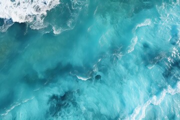 Obrazy na Plexi  Sea surface aerial top view generative ai