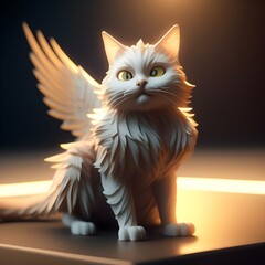 Winged cat AI