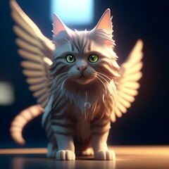 Winged cat AI