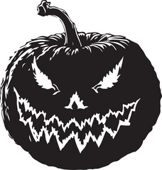 Simple Vector Halloween Pumpkin