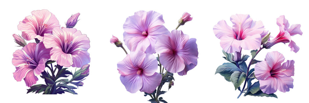 Flower name transparent background