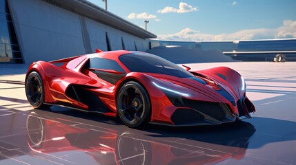 Naklejka premium Luxury Car Marvels: Craftsmanship in Every Curve