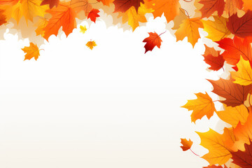 Naklejka na ściany i meble Captivating Autumn Illustration: Embracing the Fall Vibes. Generative AI