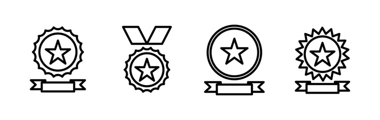 Achieve icon vector. medal icon vector. award. Certificate. approved