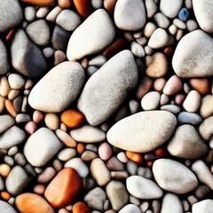 Fototapeta na wymiar Captivating Pebbles: A Mesmerizing Snapshot of Nature's Beauty