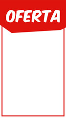 Cartaz, Cartazista Promo. Vermelho, Branco e Bordas em vermelho C2023002