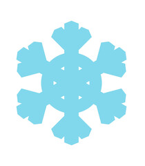 blue snowflakes. Isolated on transparent without shadow. PNG. For festive decor. Postcards, banners, flyers