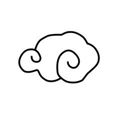 oriental cloud illustration