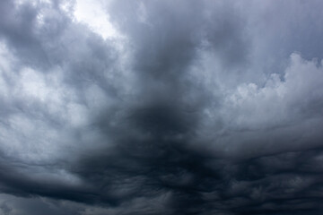 big clouds before the storm