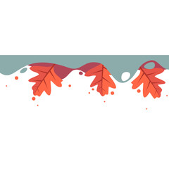 Autumn Leaf Blob Header