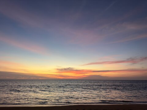 Sunset on a Phuket, Thailand Beach