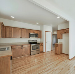 Modern residential kitchen interior