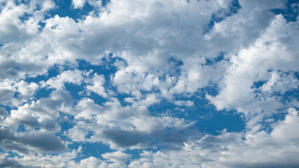 white clouds on blue sky sunny daytime