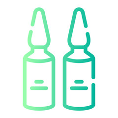 vaccine Line Gradient Icon