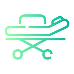 stretcher Line Gradient Icon