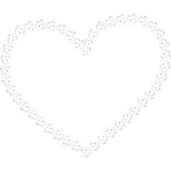 3d heart shaped diamond necklace y2k 