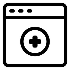 Obraz premium medical app icon