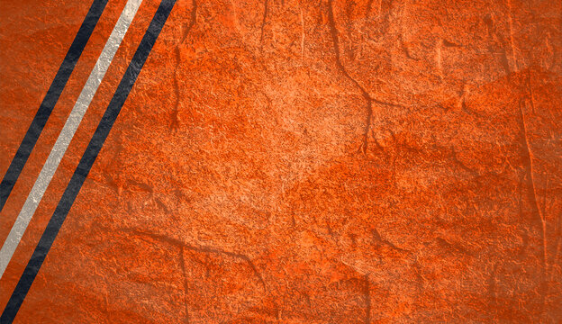 Fototapeta Edmonton Oilers ice hockey team uniform colors. Template for presentation or infographics.