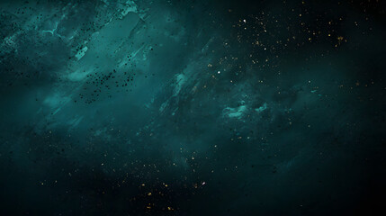 Fototapeta premium Abstract Space Banner: Blue and Green Art Generative Ai