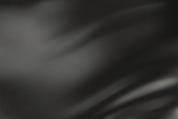 Close-up texture of black silk. Black fabric smooth texture surface background. Smooth elegant dark silk in Sepia toned. Texture, background, pattern, template.