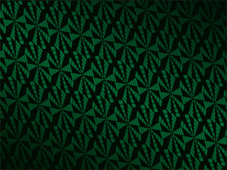 Green abstract background with gradient color geometric shapes for presentation design. Suitable for business, cloth, company, institution, conference, party, banquet, seminar, etc.