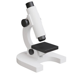 3d render of microscope icon