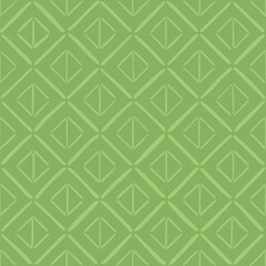 folk decorative art. hand drawn stripes and squares. green geometric repetitive background. vector seamless pattern. fabric swatch. wrapping paper. continuous design template for linen, home decor