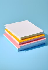 A striking pop art take on blank note pads, merging functionality with contemporary aesthetics.