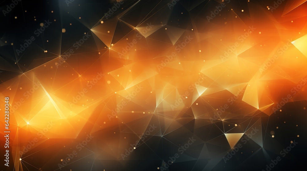 Poster abstract background with rays of light and sun glow
