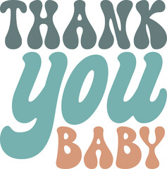 thank you family retro svg design bundle and eps file