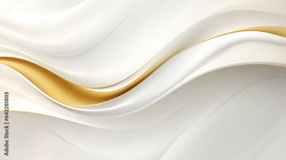 Poster wavy blue abstract background with smooth curves and light patterns