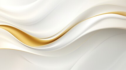 Obraz premium Wavy Blue Abstract Background with Smooth Curves and Light Patterns