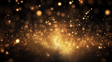 Festive Night Sky with Fireworks and Snowflakes