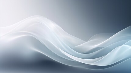 Fototapeta premium Abstract Blue Smoke and Wave Background with Light and Curves
