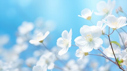 Fototapeta na wymiar white flowers in spring