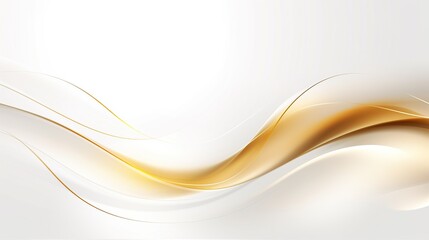Naklejka premium White abstract background with waves