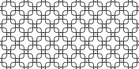 Abstract mixed retro pattern. Seamless interlocking tiles design. Geometric screen ornament vector. Digital modern backdrop resource.