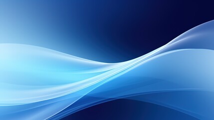 Fototapeta premium Abstract blue wave background on a blue backdrop