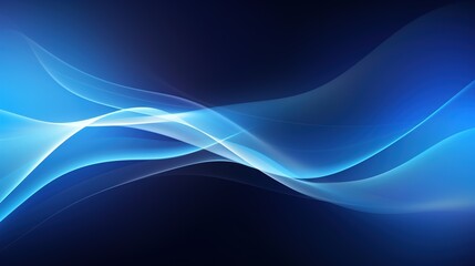 Obraz premium abstract blue wave background