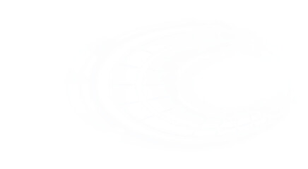 Digital png illustration of white circle of digital web pages on transparent background